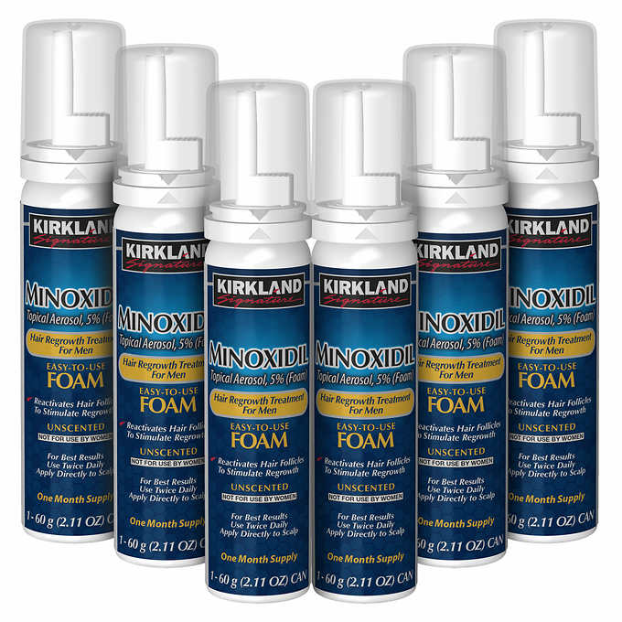 Kirkland Signature Hair Regrowth Treatment Minoxidil Foam